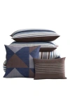 Lucky Brand Monterey Stripe 3-piece Comforter Set In Monterey Comforter Set