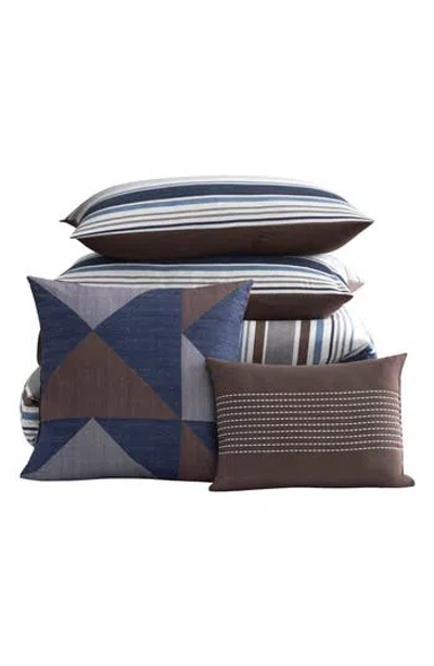 Lucky Brand Monterey Stripe 3-piece Comforter Set In Monterey Comforter Set