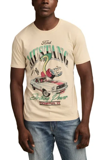 Lucky Brand Mustang Cotton Graphic T-shirt In Neutral