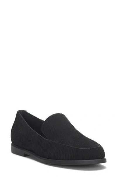 Lucky Brand Naiser Corduroy Loafer In Black Kai Corduroy