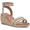 Lucky Brand Nasli Womens Open Toe Ankle Strap Wedge Sandals In White