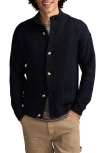 Lucky Brand Men's Button Down Mock Neck Cardigan In Blue