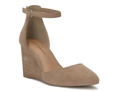Lucky Brand Nitika Wedge Sandal In Brown