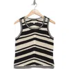 Lucky Brand Novelty Stitch Sweater Tank In Birch