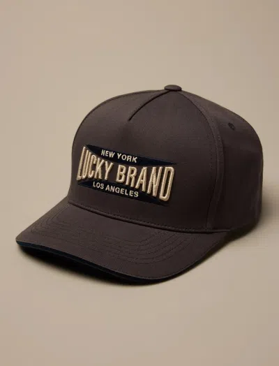Lucky Brand Ny La Baseball In Black
