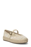 Lucky Brand Orlyna Espadrille Mary Jane Flat In Multi