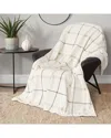 Lucky Brand Palmdale Plaid Cozy Plush Throw, 50" X 70"