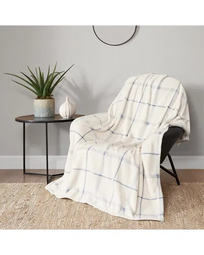 LUCKY BRAND LUCKY BRAND PALMDALE PLAID COZY PLUSH BLANKET