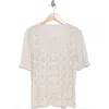 Lucky Brand Patterned Button-up T-shirt In Neutral Combo