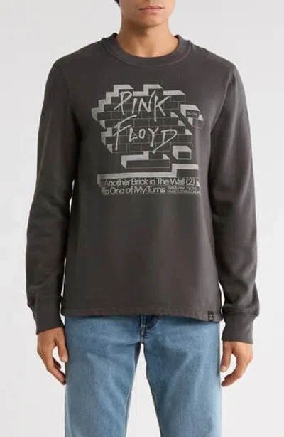 Lucky Brand Pink Floyd Graphic Fleece Sweatshirt In Gray