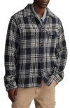 Lucky Brand Men's Twill Shirt Jacket In Gray