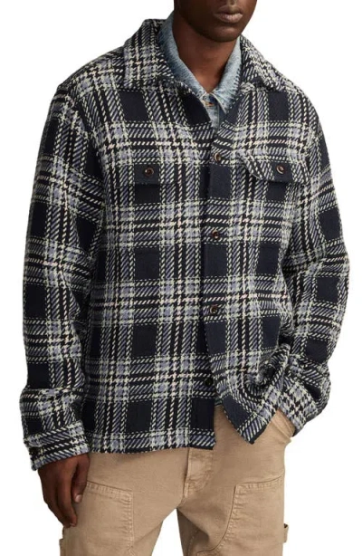LUCKY BRAND LUCKY BRAND PLAID TWILL SHIRT JACKET