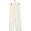 Lucky Brand Pleated Wide Leg Pants In White