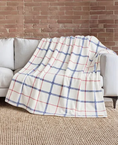 Lucky Brand Plush Throw, 50" X 70" In Multi