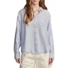 Lucky Brand Women's Linen Prep Button-front Shirt In Blue