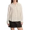 Lucky Brand Women's Linen Prep Button-front Shirt In Bright White