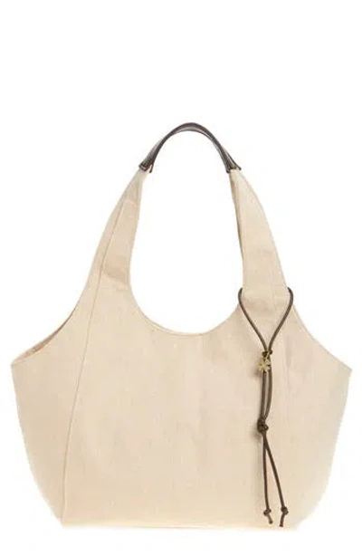 Lucky Brand Pria Canvas Tote Bag In Natural