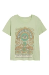 Lucky Brand Psychic Reading Classic Cotton Graphic T-shirt In Green