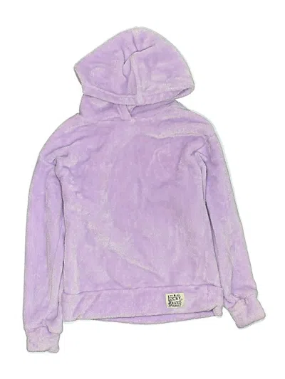 Pre-owned Lucky Brand Kids' Pullover Hoodie In Purple