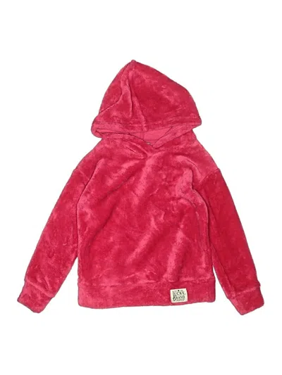 Pre-owned Lucky Brand Kids' Pullover Hoodie In Red