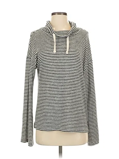 Pre-owned Lucky Brand Pullover Hoodie In Silver