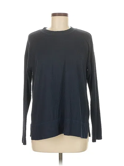 Pre-owned Lucky Brand Pullover Sweater In Black