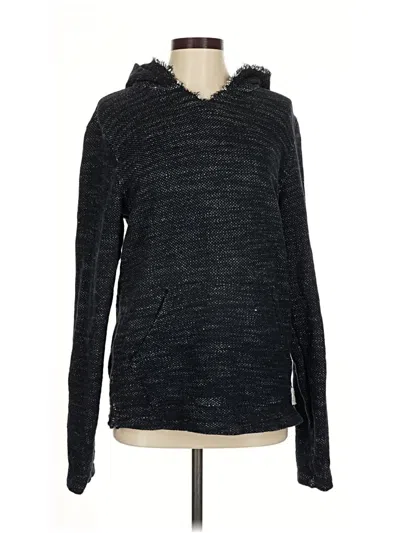 Pre-owned Lucky Brand Pullover Sweater In Black