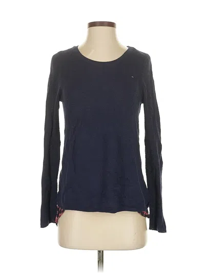 Pre-owned Lucky Brand Pullover Sweater In Blue