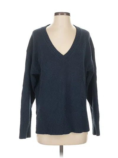 Pre-owned Lucky Brand Pullover Sweater In Blue