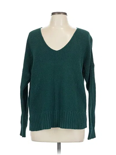 Pre-owned Lucky Brand Pullover Sweater In Blue