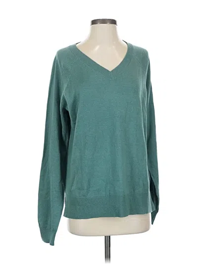 Pre-owned Lucky Brand Pullover Sweater In Blue