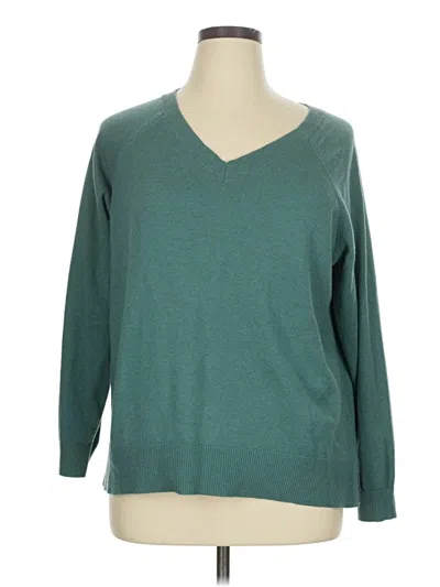Pre-owned Lucky Brand Pullover Sweater In Blue