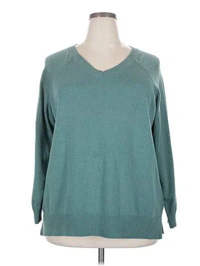 Pre-owned Lucky Brand Pullover Sweater In Blue