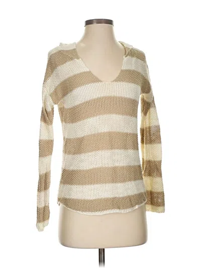 Pre-owned Lucky Brand Pullover Sweater In Brown