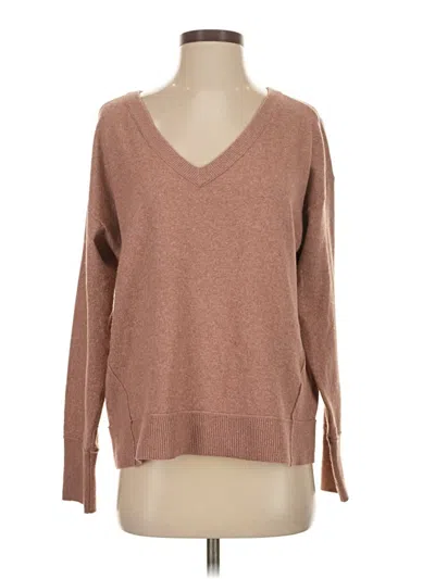 Pre-owned Lucky Brand Pullover Sweater In Brown