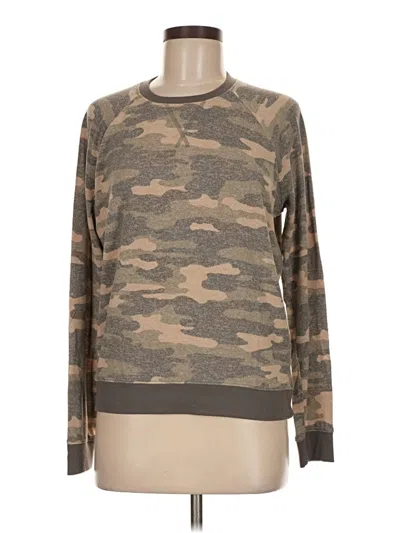 Pre-owned Lucky Brand Pullover Sweater In Brown