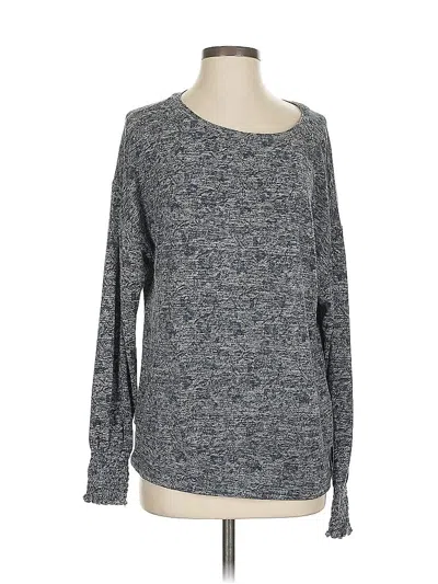 Pre-owned Lucky Brand Pullover Sweater In Gray
