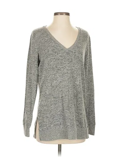 Pre-owned Lucky Brand Pullover Sweater In Gray