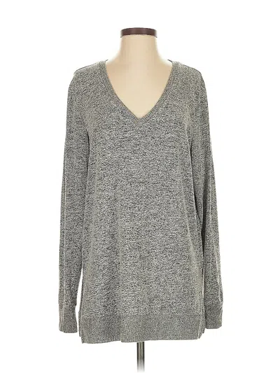 Pre-owned Lucky Brand Pullover Sweater In Gray
