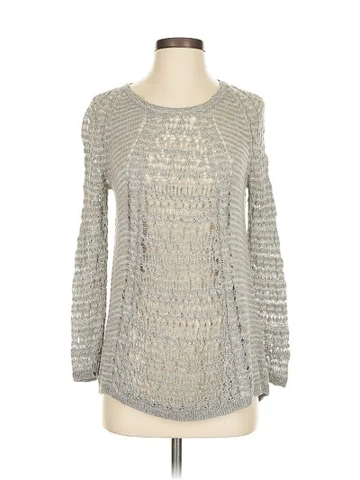 Pre-owned Lucky Brand Pullover Sweater In Gray
