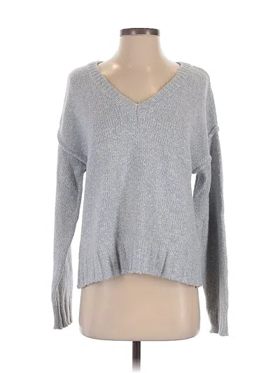 Pre-owned Lucky Brand Pullover Sweater In Gray