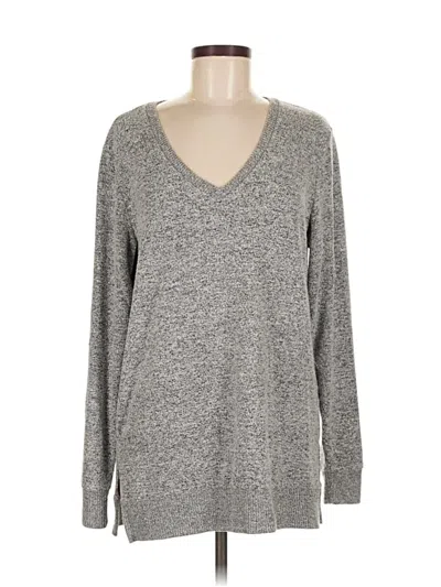 Pre-owned Lucky Brand Pullover Sweater In Gray