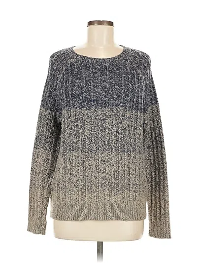 Pre-owned Lucky Brand Pullover Sweater In Gray
