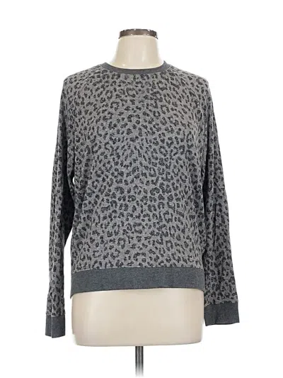 Pre-owned Lucky Brand Pullover Sweater In Gray