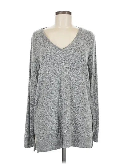 Pre-owned Lucky Brand Pullover Sweater In Gray