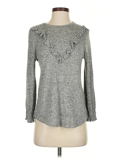 Pre-owned Lucky Brand Pullover Sweater In Gray