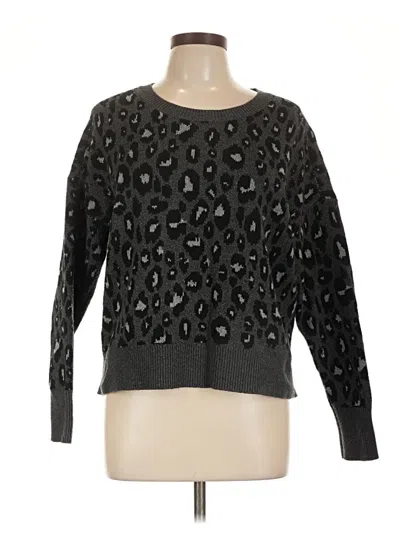 Pre-owned Lucky Brand Pullover Sweater In Gray