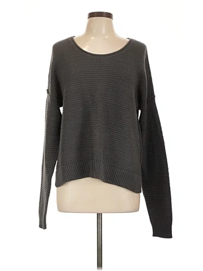 Pre-owned Lucky Brand Pullover Sweater In Gray