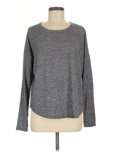Pre-owned Lucky Brand Pullover Sweater In Gray