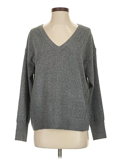Pre-owned Lucky Brand Pullover Sweater In Gray